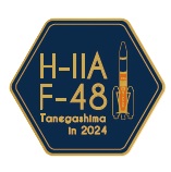 H-ⅡA48号機ピンバッチ