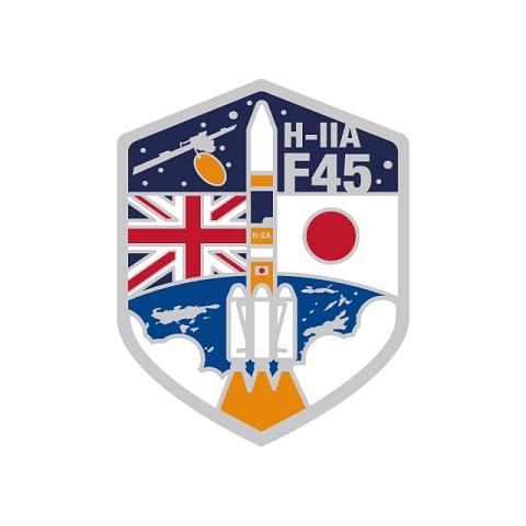 H-ⅡAロケット45号機ピンバッチ